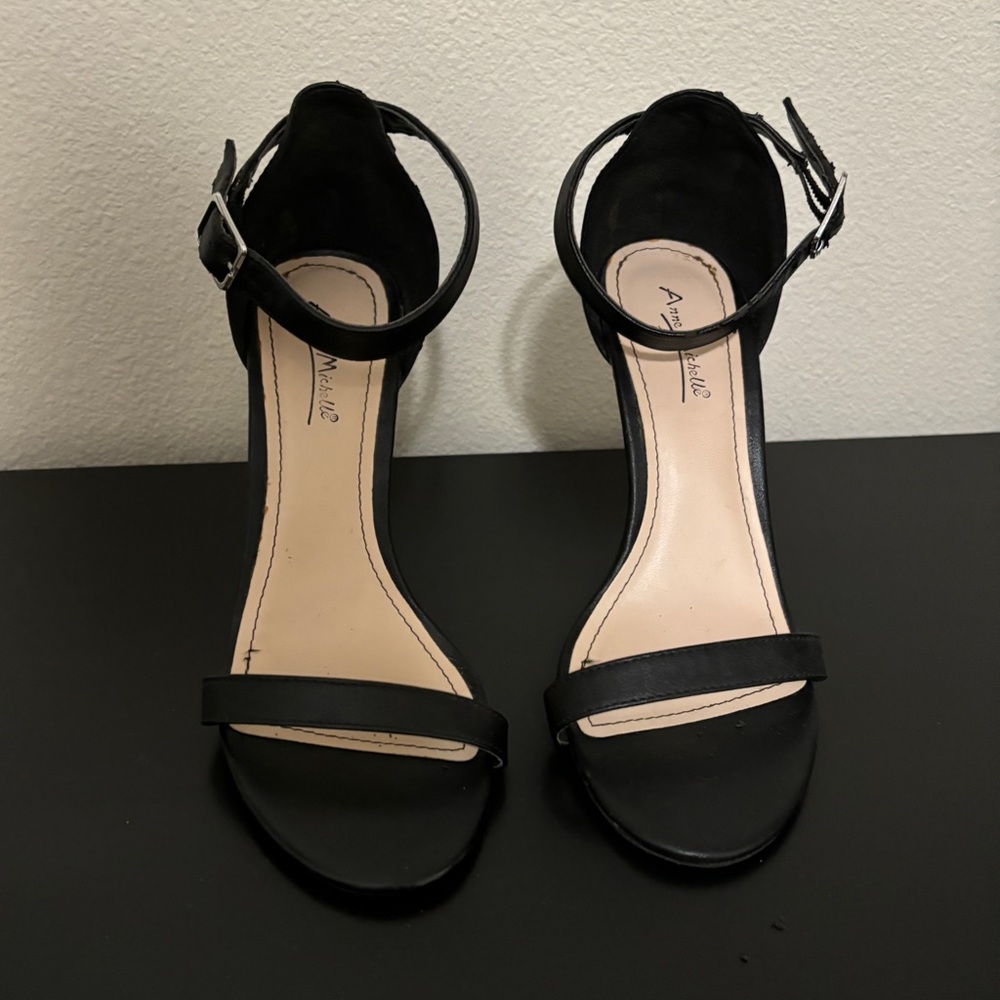 Black heels